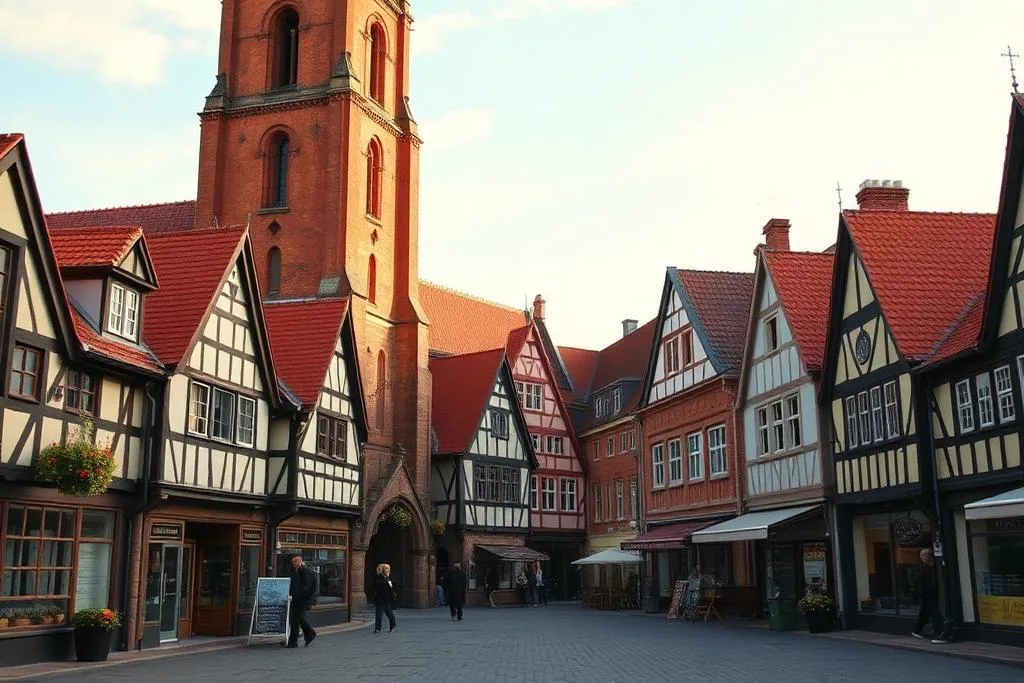 Marktplatz mit St.-Jürgen-Kirche